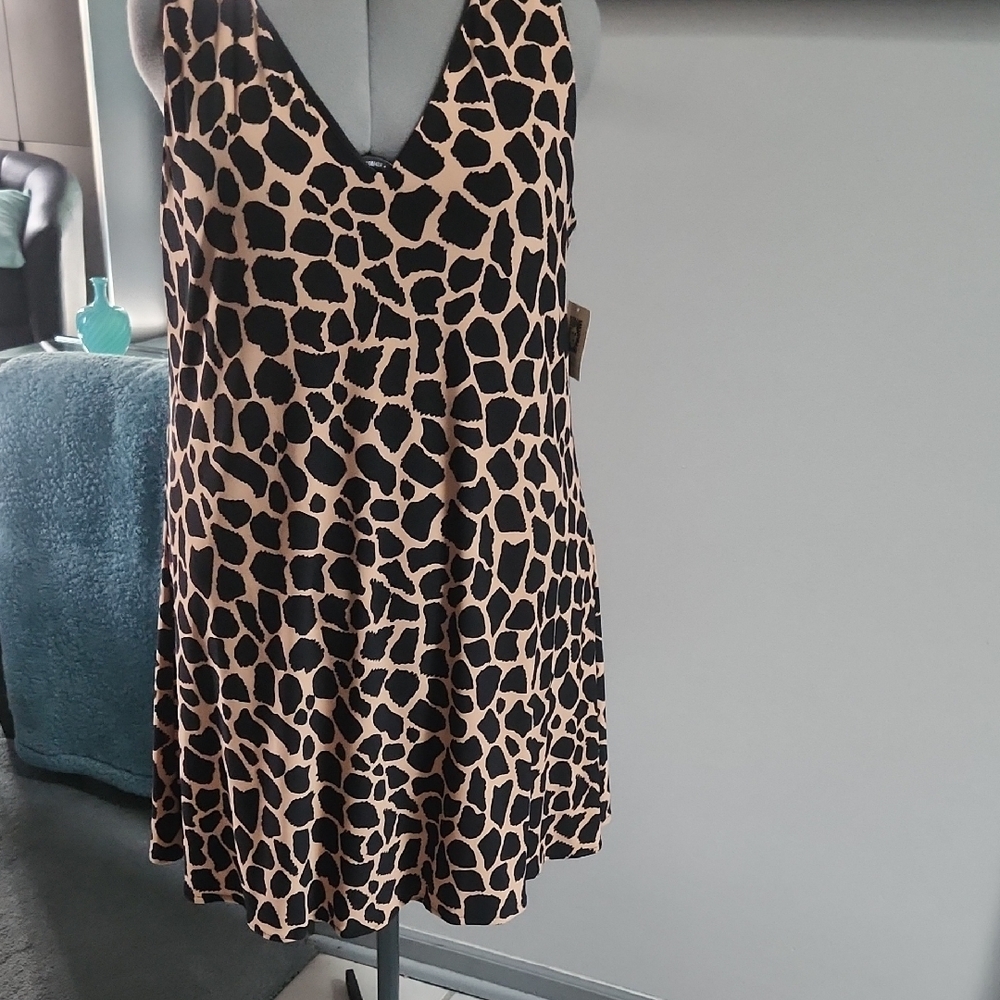 Stylish Animal Print Dress